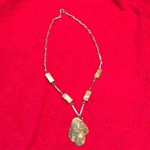 Abalone and Silver Necklace